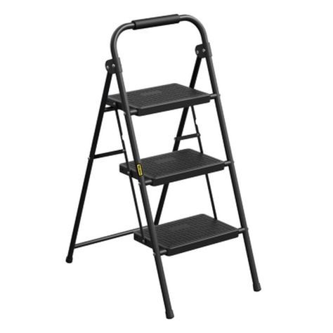 Escalera Plegable Multiuso Tonsteel 3 Peldaños Resistente-0