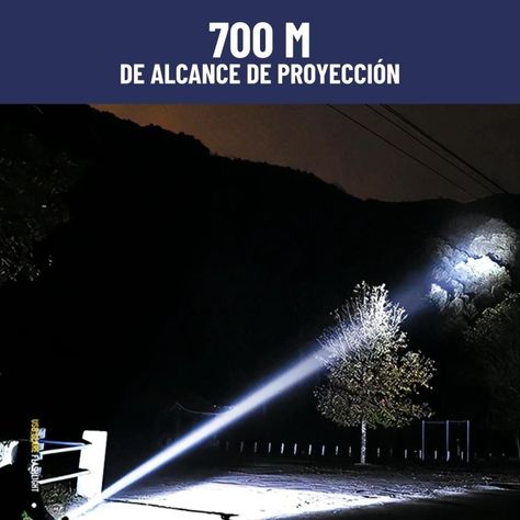 Linterna Led Tactica Maxwell Recargable Zoom Alcance 700m-4