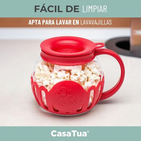 Maquina Bowl Cabritas Palomitas Popcorn Microondas 2,2 Lts-4