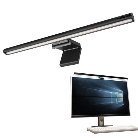 Barra de Luz Led Monitor Maxwell Lampara Escritorio Notebook-0