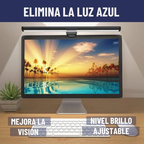 Barra de Luz Led Monitor Maxwell Lampara Escritorio Notebook-1