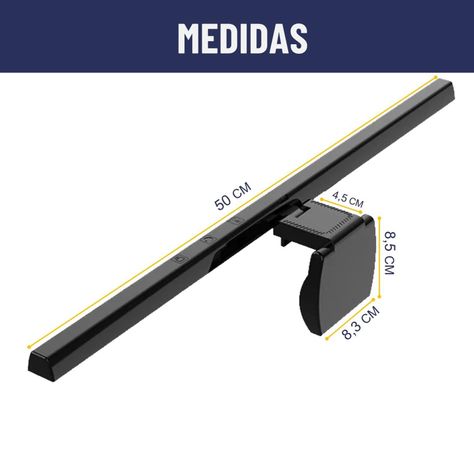 Barra de Luz Led Monitor Maxwell Lampara Escritorio Notebook-7