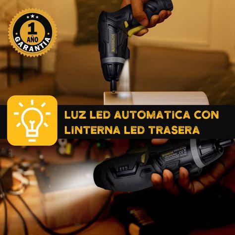 Atornillador Inalambrico 4V Brooklyn +Maleta + 45 Accesorios-4