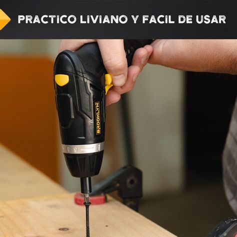 Atornillador Inalambrico 4V Brooklyn +Maleta + 45 Accesorios-6
