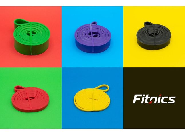 Power Bands Bandas Elasticas Resistencia Fitnics Set 5 Latex-4