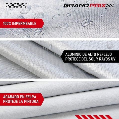 Carpa Cubre Auto GrandPrix Calidad Premium Impermeable Suave-1