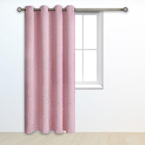 Cortina Niña Niño Semi Blackout Casatua Un Paño 140x220cm rosa claro-1