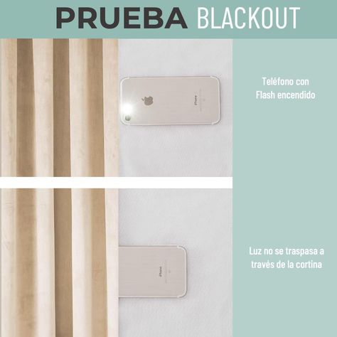 Cortina 100% Blackout Terciopelo Engomada 135x220 Casatua x2-5