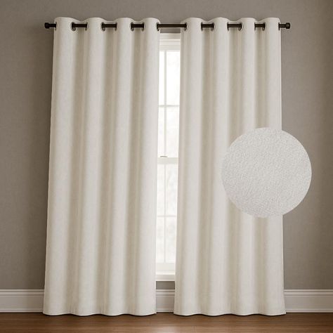 Cortina 100% Blackout Terciopelo Engomada 135x220 Casatua x2-1
