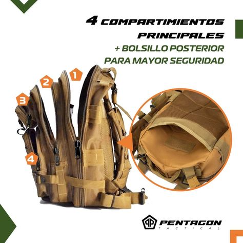 Mochila Tactica Militar Outdoor Pentagon 30l Impermeable-2