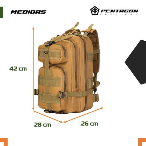 Mochila Tactica Militar Outdoor Pentagon 30l Impermeable-7