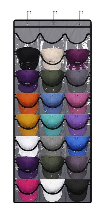 Organizador Gorras Gorros Jockey Detrás De Puerta Casatua-0