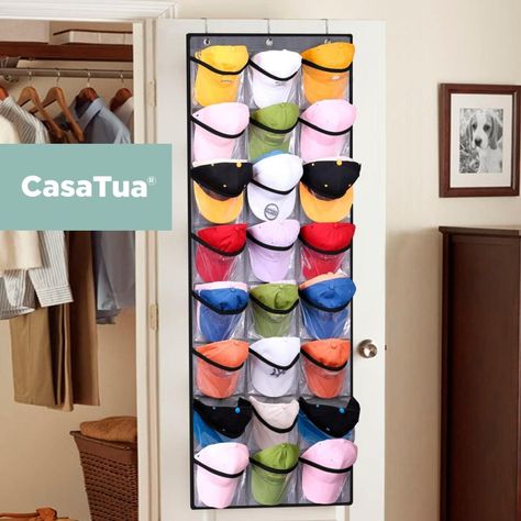 Organizador Gorras Gorros Jockey Detrás De Puerta Casatua-7
