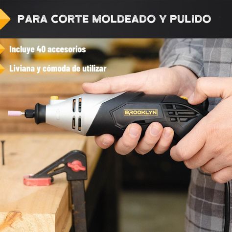 Herramienta Rotativa 170W tipo Dremel Set con 40 accesorios-5