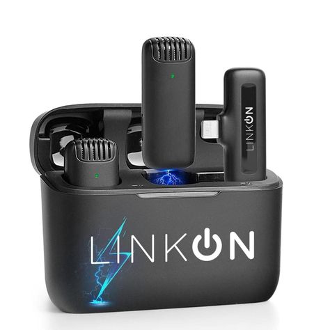 Microfono Inalambrico Solapa Lavalier Linkon PRO + Estuche-0