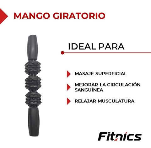 Rodillo +Set Completo Elongacion Masaje Fitnics Roller Foam-3