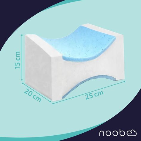 Cojin Almohada Ortopedico Para Piernas Noobe Memory Foam-5
