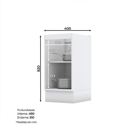 MUEBLE COCINA 1 PUERTA CON CUBIERTA NATUE BLANCO-6