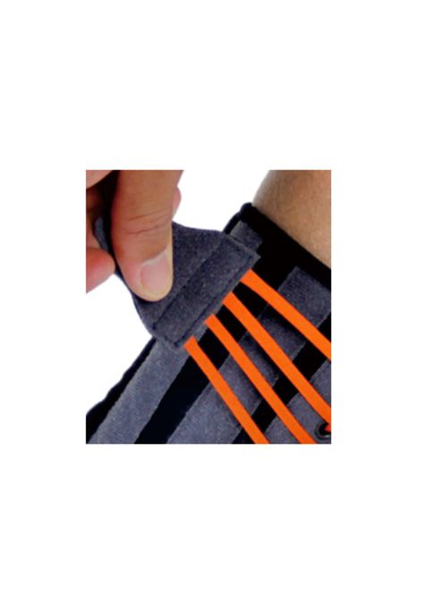 Tobillera Rugby con Cordones Naranjos Talla L-1