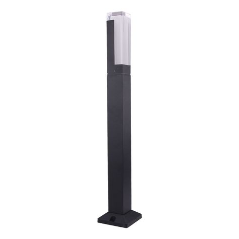 Apliqué Piso LED Poste Exterior 80cm Negro 7W Cáli-2