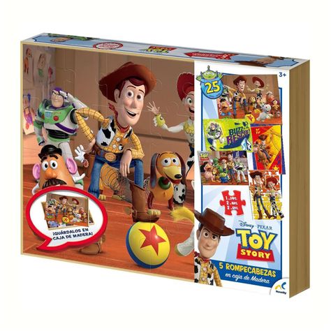 Rompecabezas 5 en 1 Caja Madera Toy Story-Pixar-1
