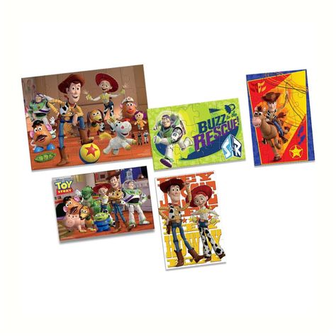 Rompecabezas 5 en 1 Caja Madera Toy Story-Pixar-4