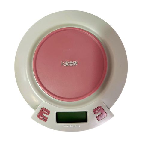 Balanza Electrónica de Cocina Rosada - Keep-5