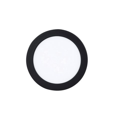 Panel Redondo LED ECO Sobrepuesto Negro 12W Frío-0