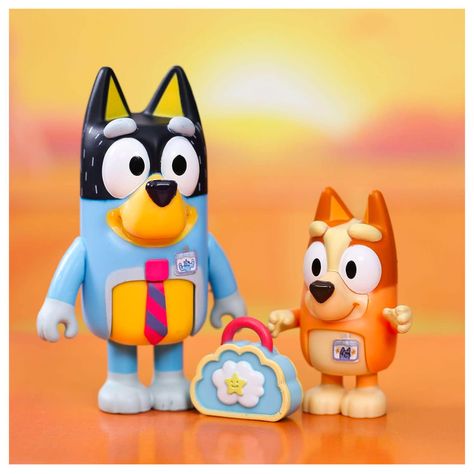 Set de 2 Figuras Serie Bluey “Work Bandit (dad) & Bingo”-5