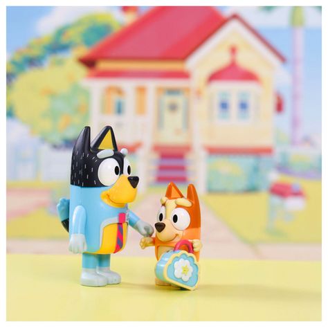 Set de 2 Figuras Serie Bluey “Work Bandit (dad) & Bingo”-6