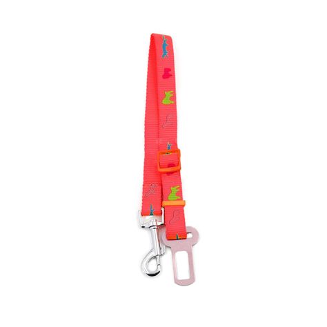 Cinturón de Seguridad Mascotas Talla S Rosado, Rojo ó Verde-1