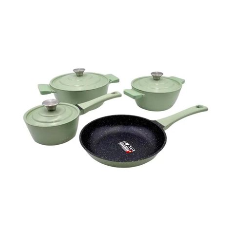 Batería de Cocina 7 pcs Vintage Pistacho - Keep-1