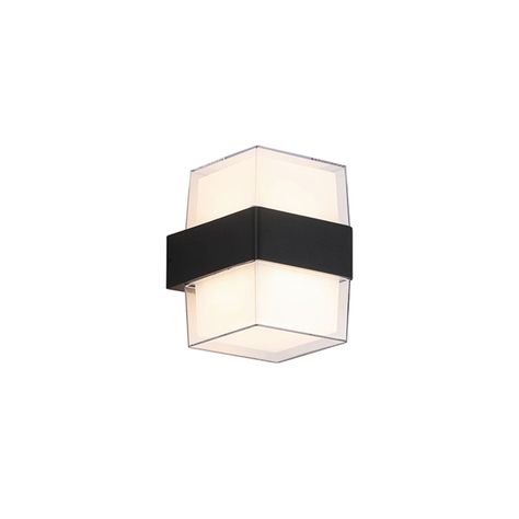 Apliqué de Pared LED Exterior Cuadrado 10W Cálido-0
