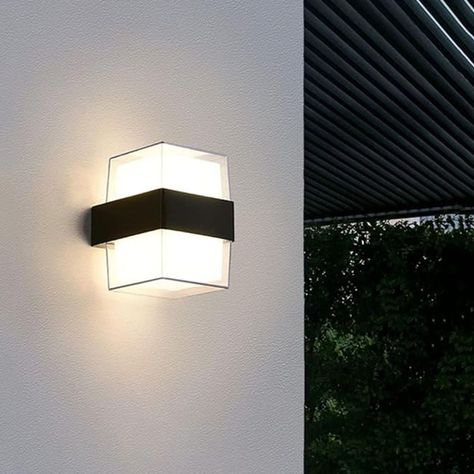 Apliqué de Pared LED Exterior Cuadrado 10W Cálido-2
