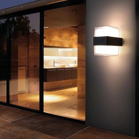 Apliqué de Pared LED Exterior Cuadrado 10W Cálido-3