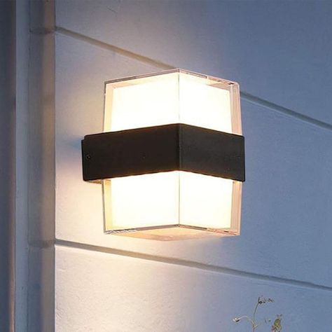 Apliqué de Pared LED Exterior Cuadrado 10W Cálido-5