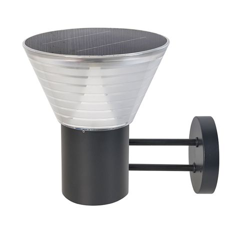 Apliqué LED Carga Solar Diseño Cono 5W Control Remoto -0