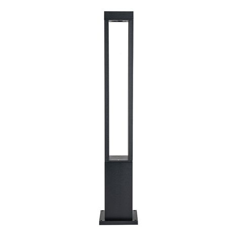 Apliqué Piso LED Exterior 80cm Negro 10W Cálido-1