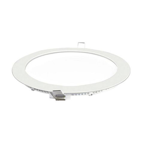Panel LED Embutido Redondo 12W Frío-1