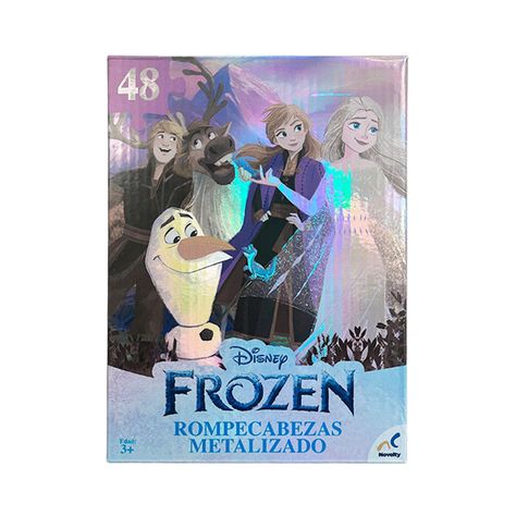 Rompecabezas Metalizado 48 piezas-Frozen-1