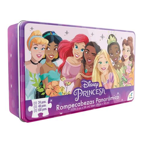 Rompecabezas Panorámico 172 piezas- Princesas Disney-1