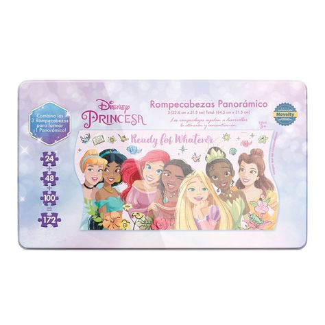 Rompecabezas Panorámico 172 piezas- Princesas Disney-3
