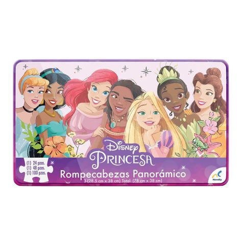 Rompecabezas Panorámico 172 piezas- Princesas Disney-4
