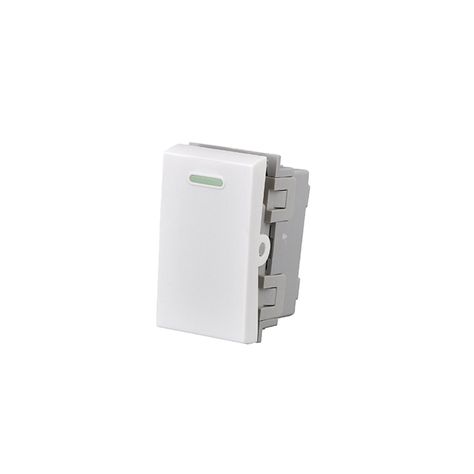Pack 5 Modulo Interruptor 9/24 10A 250V Diseño Simple-1