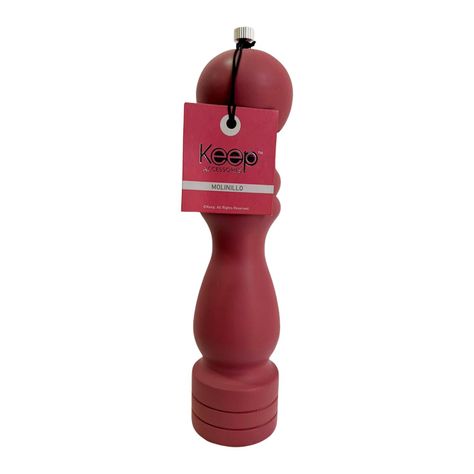 Molinillo de Madera Rosado - Keep-2
