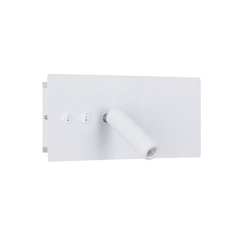 Apliqué LED Lector Line 3W+10W Blanco - Luz Cálida-2
