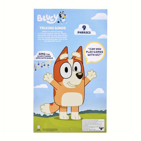 Peluche Parlante "Talking Bingo" - Bluey-2