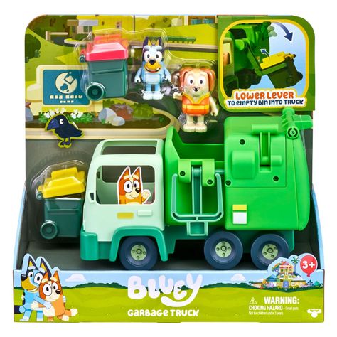 Juguete Camión de Basura Bluey & Bin Man-0