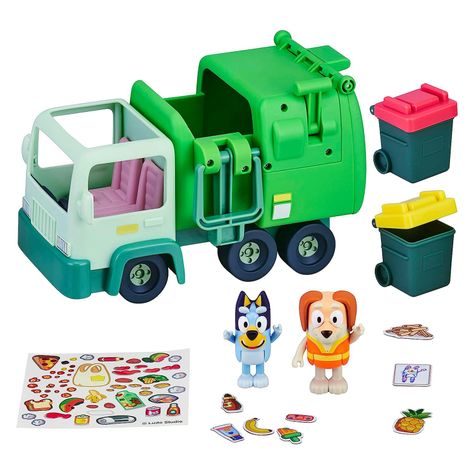 Juguete Camión de Basura Bluey & Bin Man-1