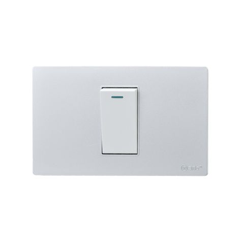 Pack 10 Interruptores Simple Metálico 9/12 16A - Gris/ Blanco-3